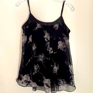 Rebecca Taylor dandelion print blouse size 6